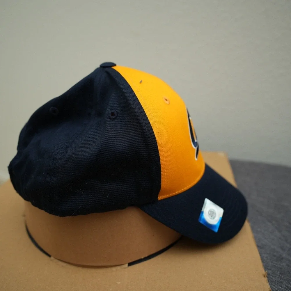 Cal Berkley Hat Blue Yellow Officially Licensed Adjustable Adult Cotton Cap‎